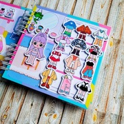 Duża książeczka na rzepy Toca Boca Life, Avatar World - Best FRIENDS.