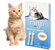Freija Liquid Cat Snack płynna przekąska dla kota łosoś i kurczak 6x15g