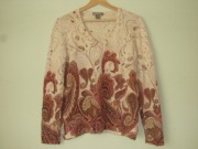 Cashmere Charter Club sweter 100% kaszmir puchaty roz M L