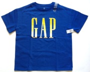 GAP koszulka crop | flokowane logo | kobalt | nowa | 12 13 lat