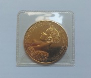 Moneta fantasy 25 ECU 1993 Elizabeth II Tower Bridge – złocona / pozłacana