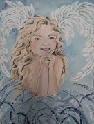 Anioł Obraz ręcznie malowany 