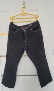 XLNT ciemne proste jeansy plus size, roz. 52, stan bardzo dobry