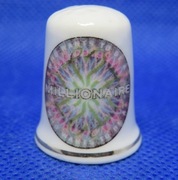 Naparstek Kolekcjonerski Porcelanowy Milionerzy 