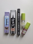 Nyx ZESTAW 2 x Fat Oil, 2 x eyeliner, kredka do brwi NOWE !! OKAZJA !! 