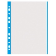 KOSZULKI NA DOKUMENTY A4 NIEBIESKIE BRZEGI 25 szt.