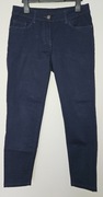 Jeansy Up2Fashion straight regular granatowe nogawka 7/8