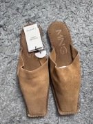 Skórzane orientalne klapki Mango 