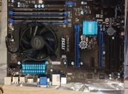 Płyta główna MSI b85-g41 Intel i7 4470 4x3.40 32gb RAM 