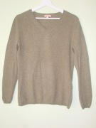 KateStorm  śliczny sweter 100% kaszmir S M L  khaki