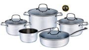 Garnki stalowe ze stali 18/10 9el indukcja gaz