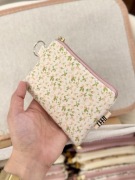 Mały Portfel (Handmade) - small floral and leaves pattern