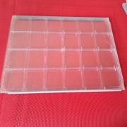 Kaseta na 24 monety z czasów PRL