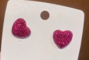 Kolczyki serduszka nowe 