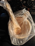 Wiaderko do sauny z łyżką