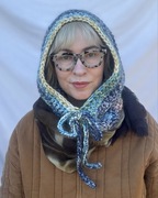 Balaclava, komin, kaptur, jesień, zima, rękodzieło