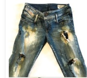 DIESEL INDUSTRY JEANS MATIC 0883C W28 L30 spodnie damskie