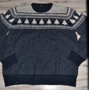 119* george Świąteczny sweter norweki wzór choinki L/XL