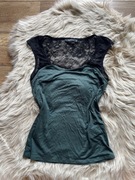 bluzka top koronka Reserved xs impreza