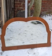 Stare, antyczne, szlifowane lustro pomcnik, kredens, komoda