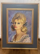 Obraz olejny portret Brigitte Bardot