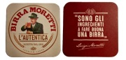 PODSTAWKA POD PIWO  > BIRRA MORETTI < 