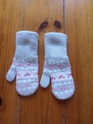 Rękawiczki dziewczęce dziecięce 92 szare