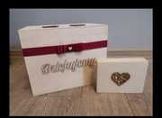 Pudełko na koperty i obrączki 