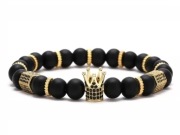 Casisto.J Królewska czarna bransoletka