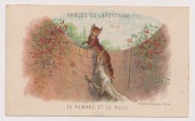 Bajka LIS La Fontaine ok.1900r. Litografia  Ł582
