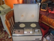 Dwa magnetofony szpulowe ZK 120 i ZK 120T okres PRL.