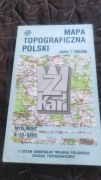MAPA TOPOGRAFICZNA POLSKI -> MYŚLIBÓRZ N-33-XXVII