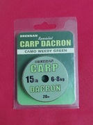 Plecionka Drennan Carp Dacron Camo Weedy Green 20m 15lb 6.8kg