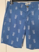 męskie niebieskie szorty chino Wrangler rozm.32"
