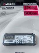 Dysk SSD Kingston A2000 500GB M.2 PCIe Nowy