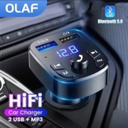Transmiter Bluetooth 5.0 z ładowarką samochodową
