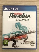 Burnout Paradise Remastered PL Okładka FOLIA PS4 PS5