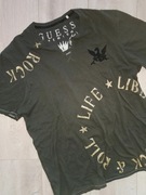 GUESS PREMIUM XL KHAKI T-SHIRT