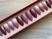 Ręcznie malowane sztuczne paznokcie, press on nails, tipsy handmade