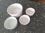 zestaw 4 miski żaroodporne do zapiekania