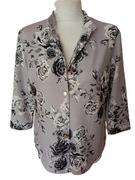 Damska bluza żabot bolerko rozpinany r L