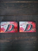 Kasety magnetofonowe TDK folia nowe 2 sztuki