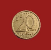 Moneta 20 franków 1994, Belgia