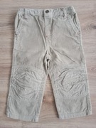 Spodnie sztruksowe dziecięce roz. 92