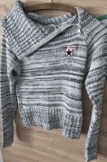 Sweter męski z kołnierzem 
