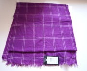 Gobi cashmere nowy szal kaszmir mongolski fiolet 100% kaszmir