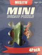 Puzzle MISITU 150 el. MINI Puzzle do torebki 4 szt