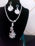 Komplet biżuterii z naturalnych kamieni 