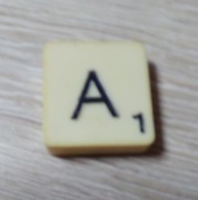 Scrabble - literka A