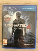 Uncharted 4 Kres Złodzieja PS4 PS5 PL Okładka FOLIA Premierowa